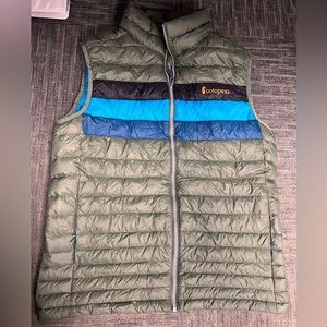 Cotopaxi Fuego Down Vest Oak Stripe Men’s Large